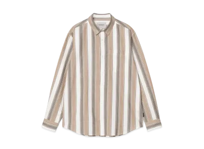 Carhartt WIP L/S Kendricks Shirt "Kendricks Stripe Liberica"