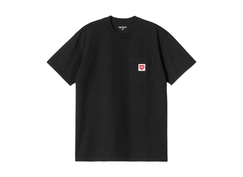 Carhartt WIP S/S Pocket Heart T-Shirt "Black/Red"