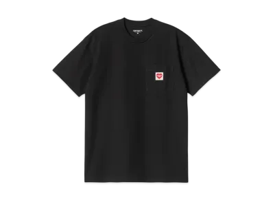 Carhartt WIP S/S Pocket Heart T-Shirt "Black/Red"