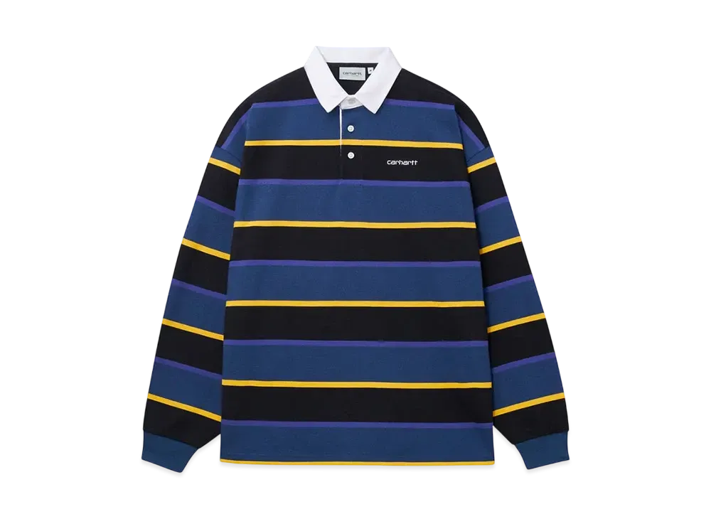 Carhartt WIP L/S Archie Polo "Blue"