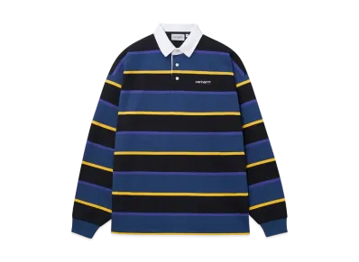 Carhartt WIP L/S Archie Polo "Blue"