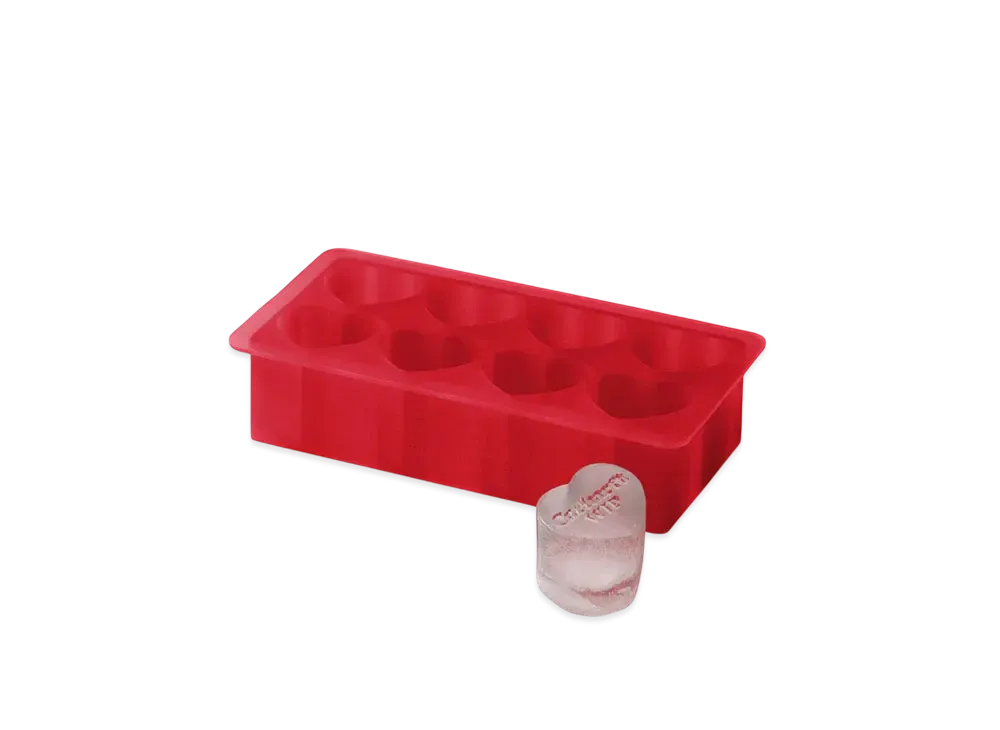 Carhartt WIP Heart Ice Cube Tray "Scarlet"