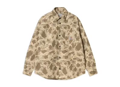 Carhartt WIP L/S Duck Shirt "Camo Duck Desert(Stone Washed)"