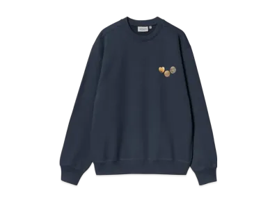 Carhartt WIP Button Sweat "Blue"