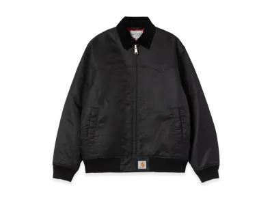 Carhartt WIP Santa Fe Alumni Jacket "Black/Scarlet"