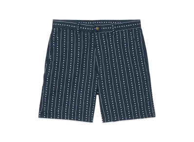 Carhartt WIP Drewe Short "Heart C PinstripeInk/Natural(Rinsed)"
