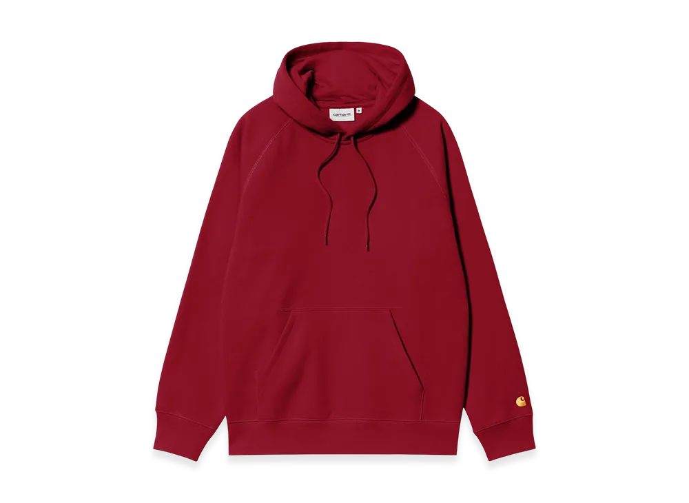 Carhartt WIP Hooded Chase Sweat "Scarlet/Gold"