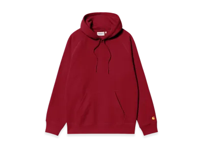 Carhartt WIP Hooded Chase Sweat "Scarlet/Gold"