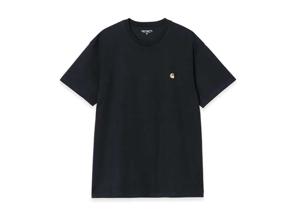 Carhartt WIP S/S Chase T Shirt "Dark Navy/Gold"