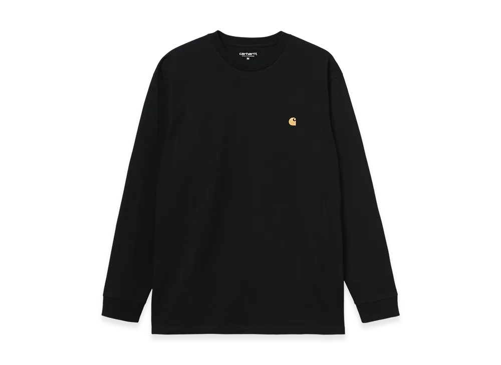 Carhartt WIP L/S Chase T Shirt "Black/Gold"