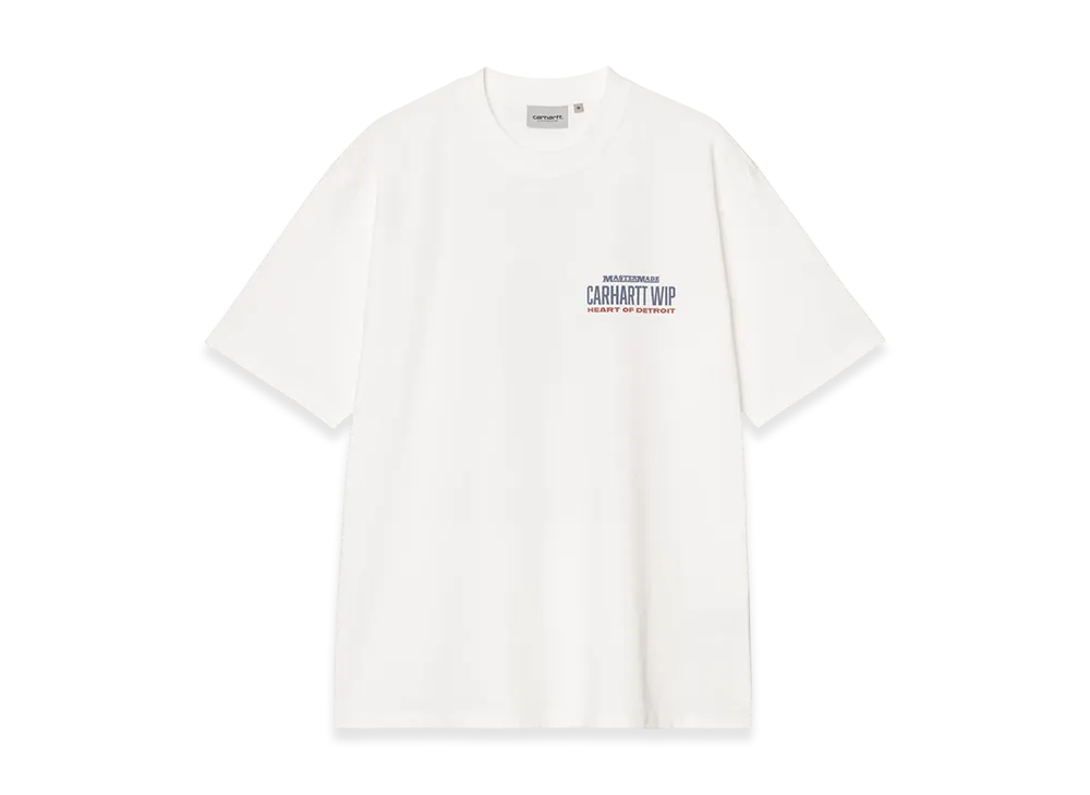 Carhartt WIP S/S Arcan T Shirt "White heavy stone wash"
