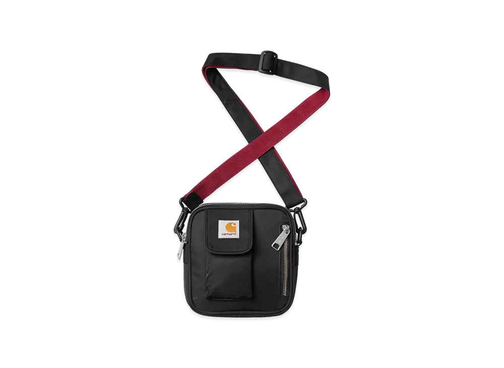 Carhartt WIP Alumni Essentials Bag Small "Black/Scarlet"
