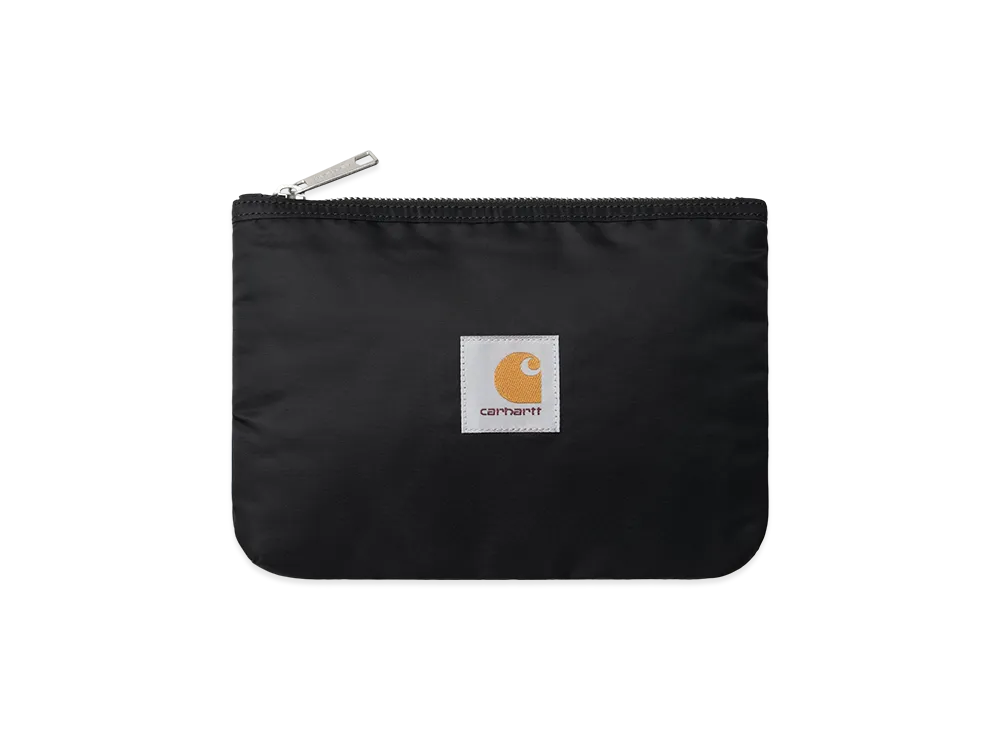 Carhartt WIP Alumni Zip Wallet "Black/Scarlet"