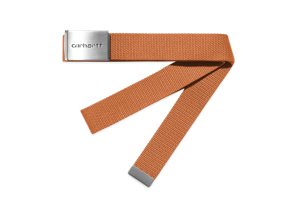 Carhartt WIP Clip Belt Chrome "Redhaven"