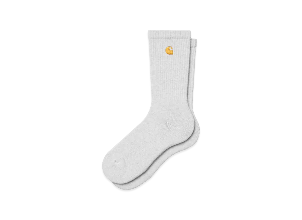 Carhartt WIP Chase Socks "Ash Heather/Gold"