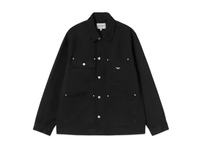 Carhartt WIP Drewe Chore Coat "Black(Rinsed)"