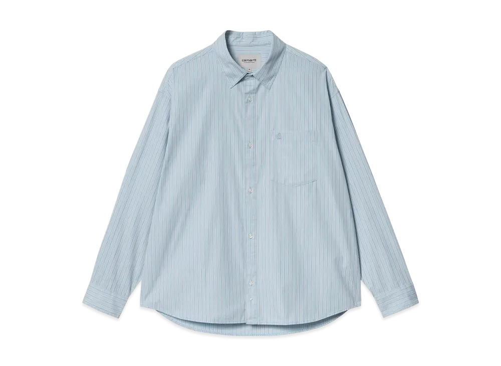 Carhartt WIP L/S Notus Shirt "Bova Stripe Bluebird"
