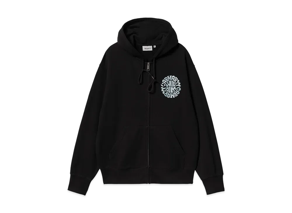 Carhartt WIP Hooded Jazzy Sweat Jacket "Black/Air Sky"