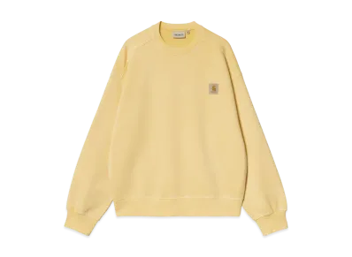 Carhartt WIP Nelson Sweatshirt "Air Yellow(Garment Dyed)"