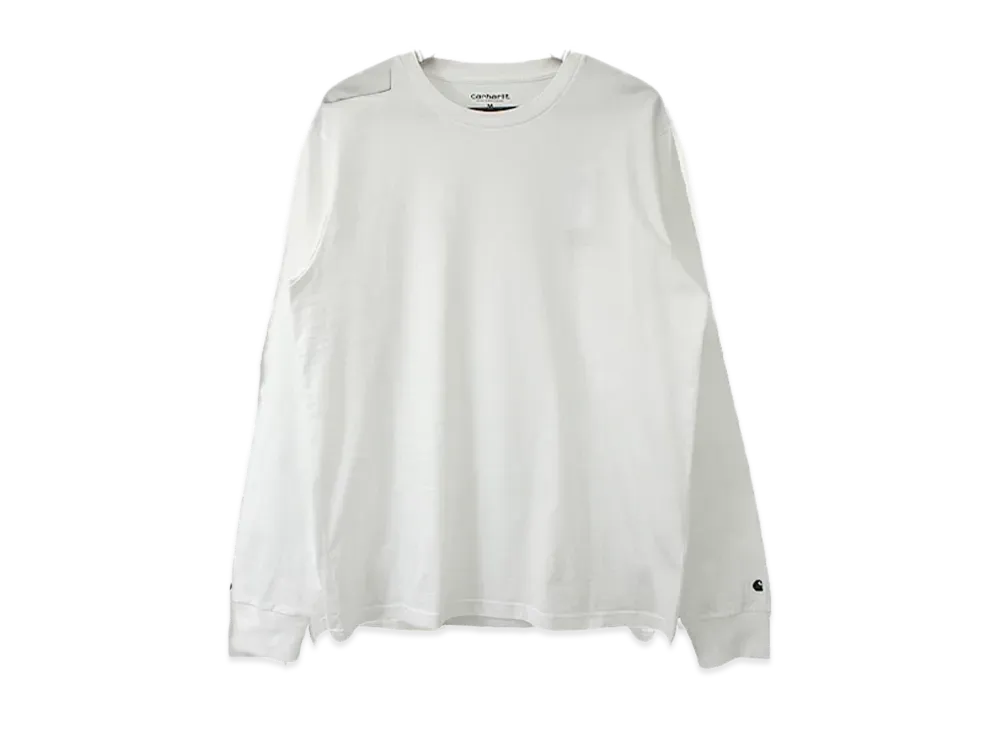 カーハートWIP L/S ベース Tシャツ "ホワイト/ブラック"