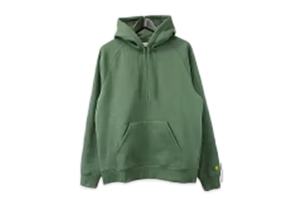 Carhartt WIP Chase Logo Sweat Hoodie "Thyme/Gold Olive"