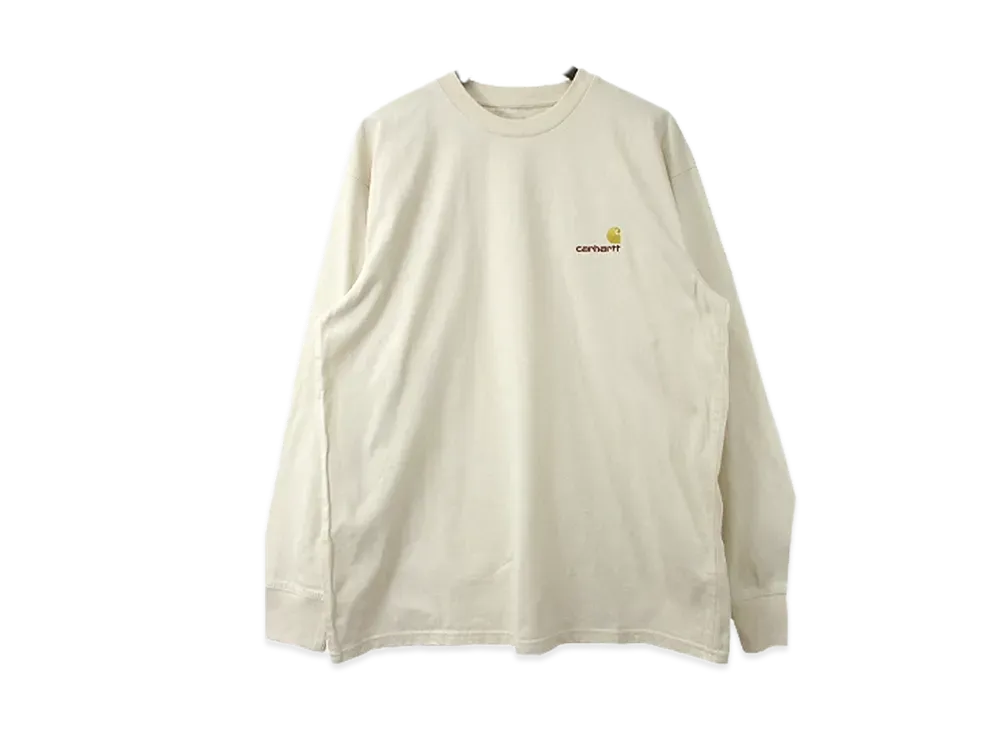 Carhartt WIP L/S American Script T-Shirt "Natural"