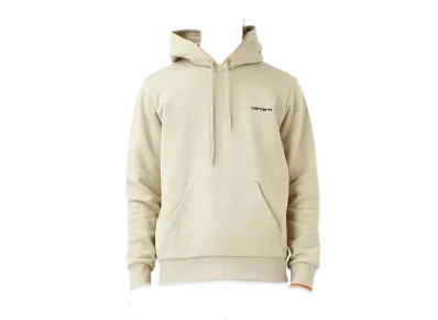 Carhartt WIP Hooded Script Embroidery Sweat "Wall/Black"