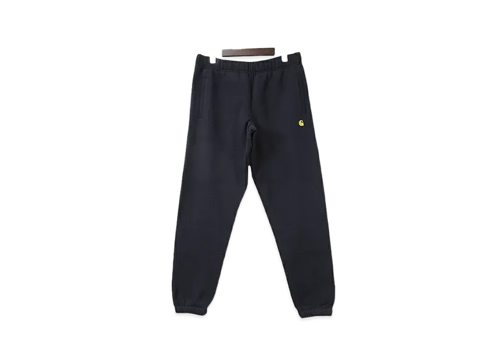 Carhartt WIP Chase Sweat Pant "Dark Navy/Gold"