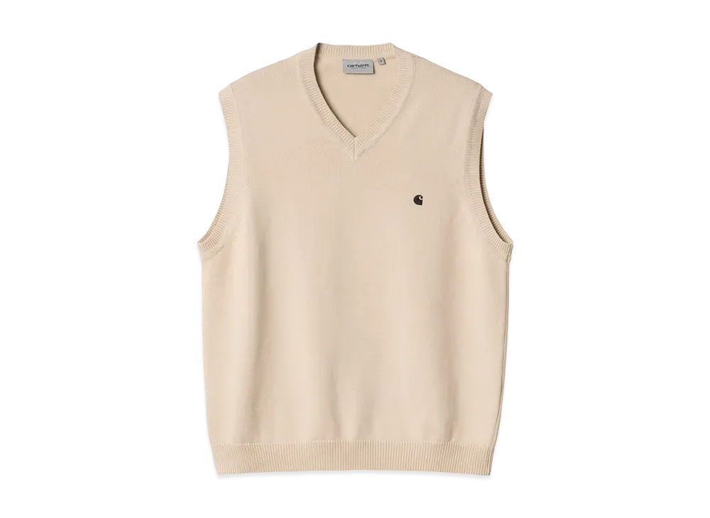 Carhartt WIP Madison Vest Sweater "Fleur De Sel/Black"