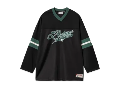 Carhartt WIP L/S Detroit Mesh T-Shirt "Black/Conifer/Wax"