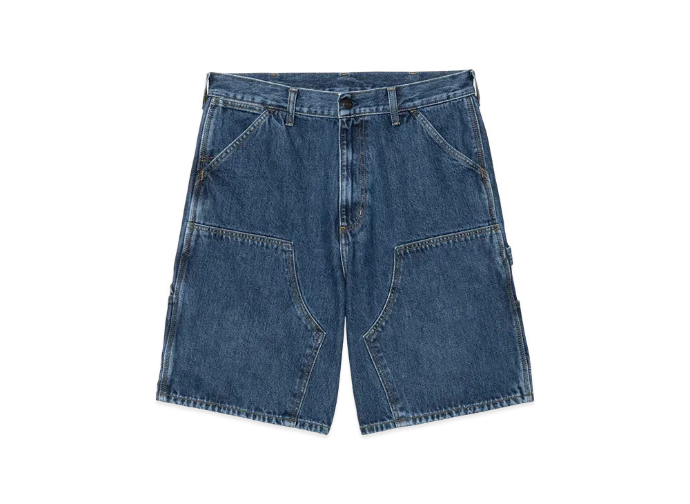 Carhartt WIP Double Knee Short "Blue(Stone Washed)"