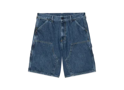 Carhartt WIP Double Knee Short "Blue(Stone Washed)"
