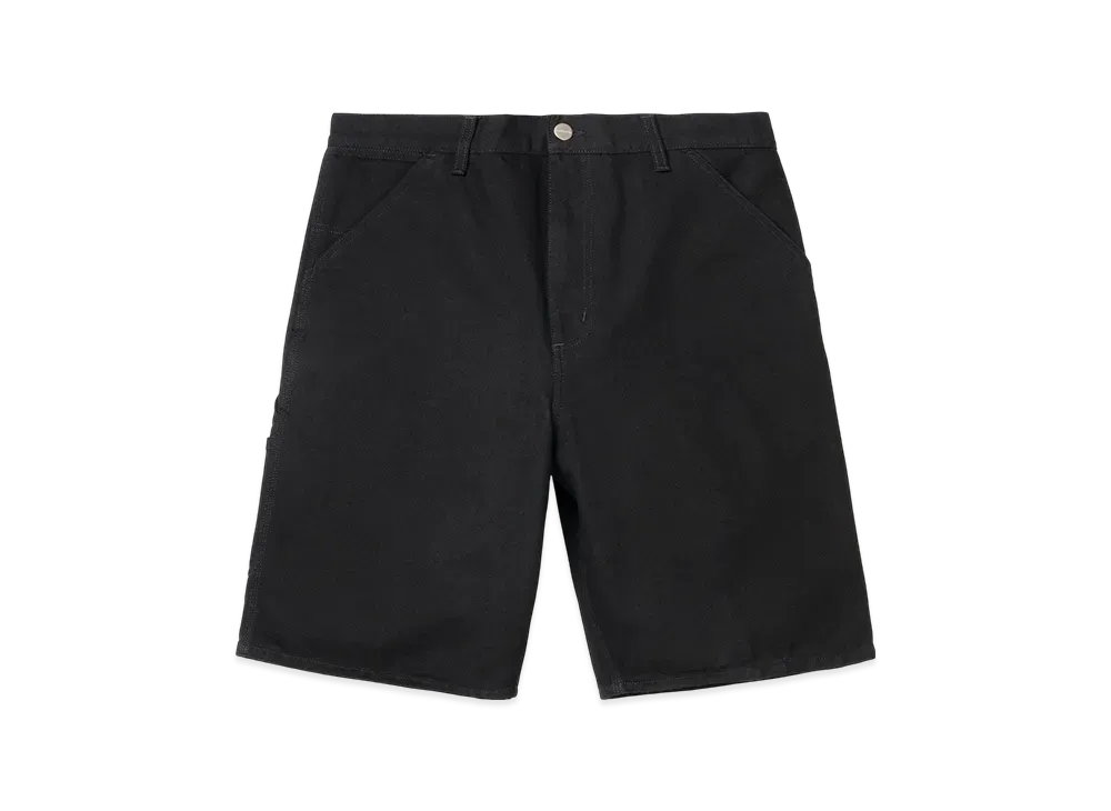Carhartt WIP Single Knee Short "Black(Rinsed)"
