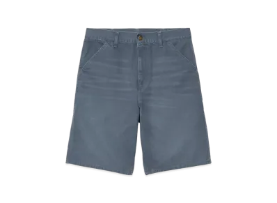 Carhartt WIP Single Knee Short "Dusky Blue(Stone Canvas)"