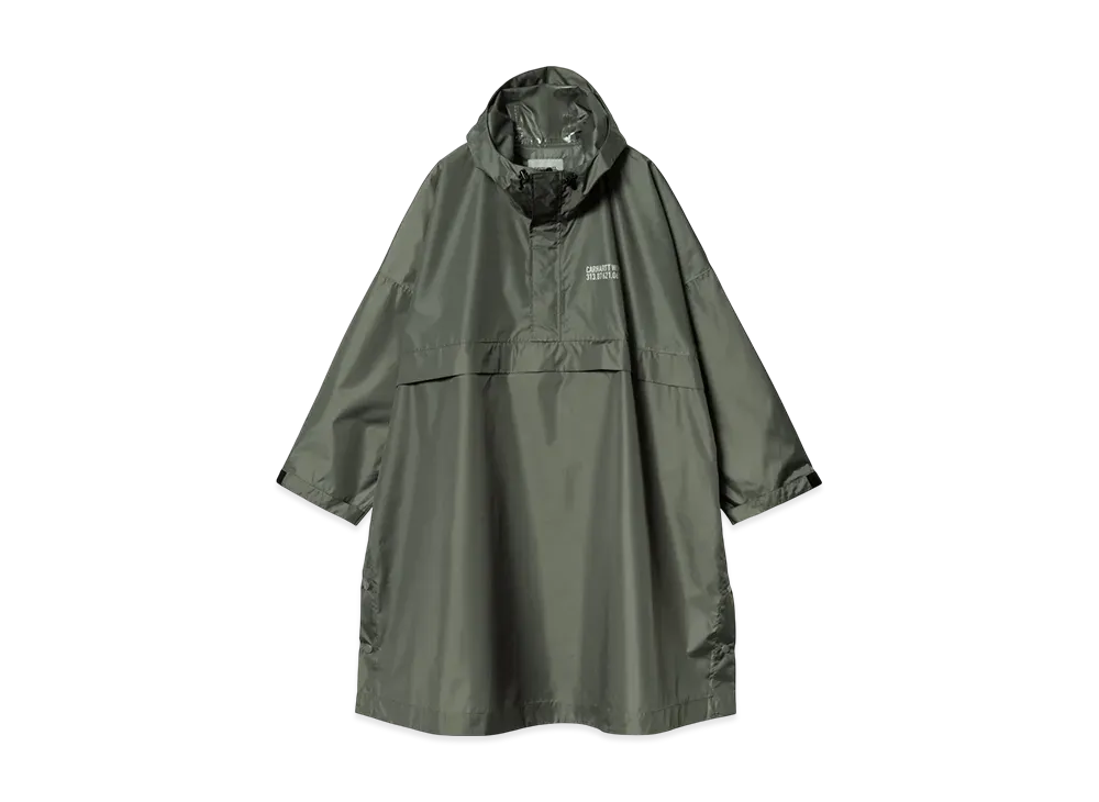 Carhartt WIP Tour Packable Rain Poncho "Smoke Green/Reflective"