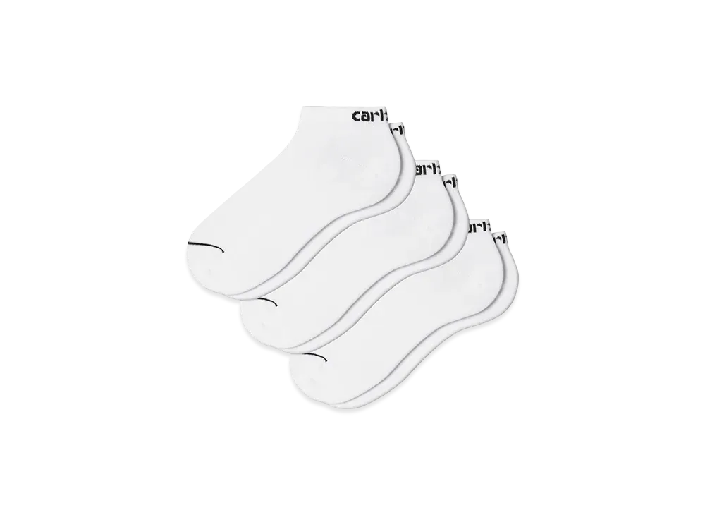 Carhartt WIP Script Sneakers Socks "White/Black"