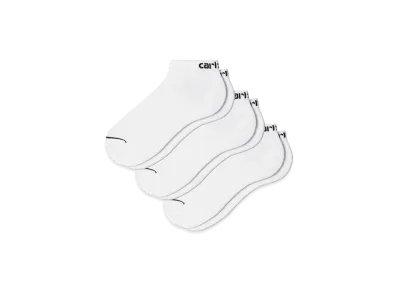 Carhartt WIP Script Sneakers Socks "White/Black"