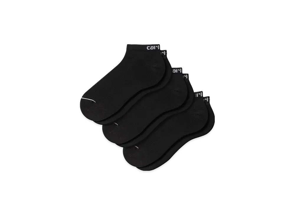 Carhartt WIP Script Sneakers Socks "Black/White"