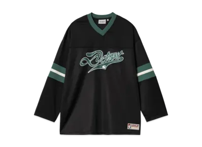 Carhartt WIP L/S Carhartt WIP Detroit Mesh T-Shirt "Black/Conifer/Wax"