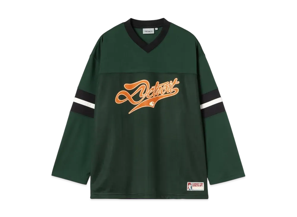 Carhartt WIP L/S Carhartt WIP Detroit Mesh T-Shirt "Conifer/Black/Wax"