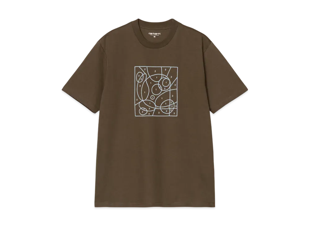 Carhartt WIP S/S By The Numbers T-Shirt "Liberica/Air Sky"