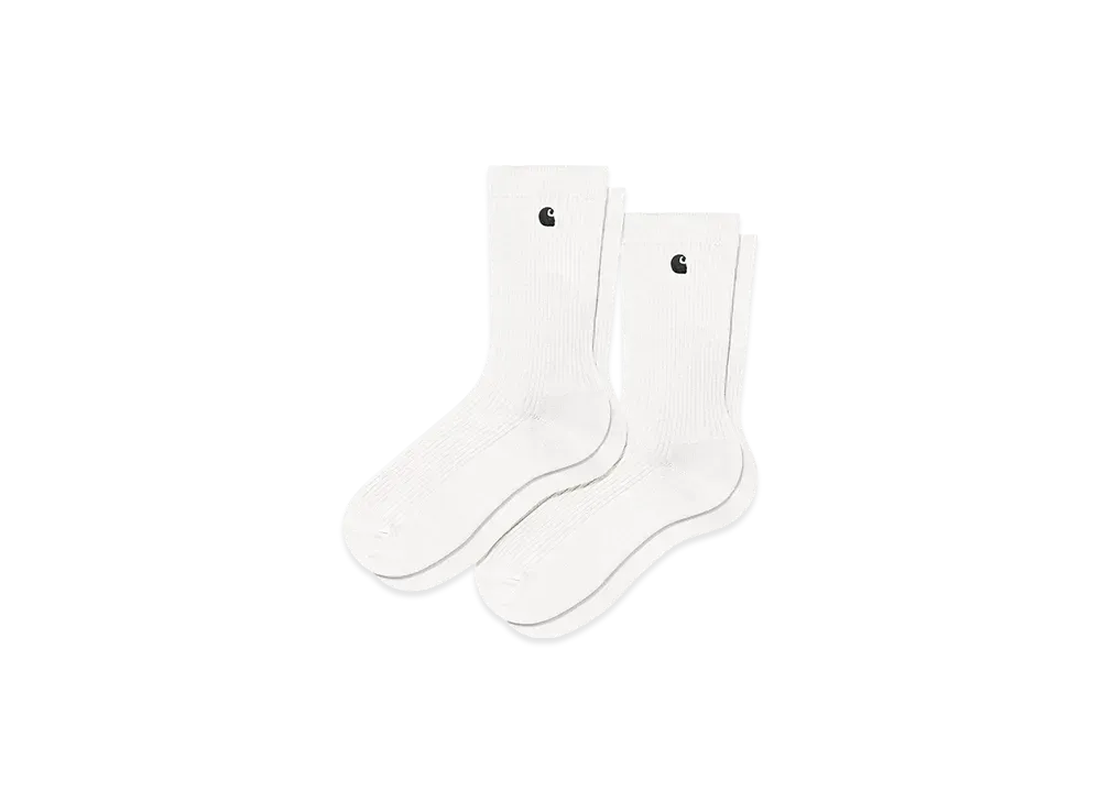 Carhartt WIP Madison Pack Socks "White/Black White/Black"