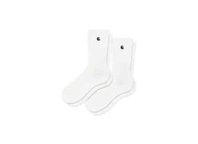 Carhartt WIP Madison Pack Socks "White/Black White/Black"