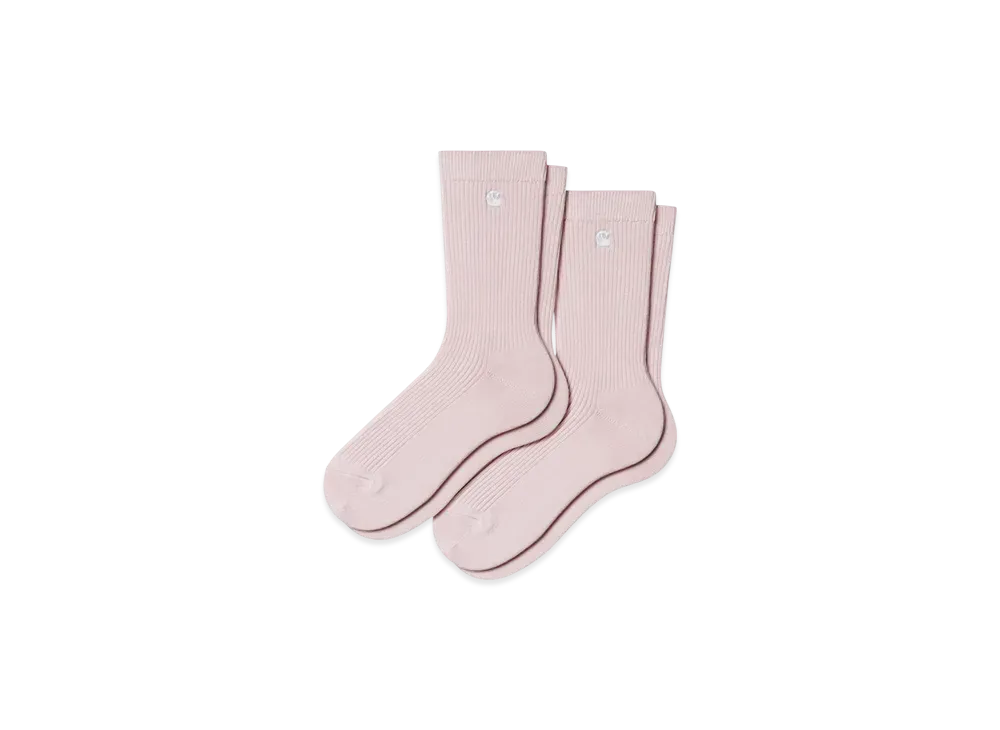 Carhartt WIP Madison Pack Socks "Air Pink/White Air Pink/White"