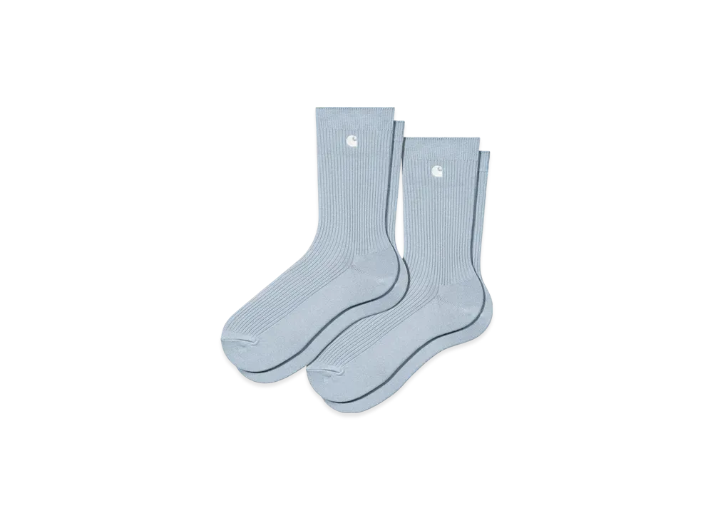 Carhartt WIP Madison Pack Socks "Air Sky/White Air Sky/White"