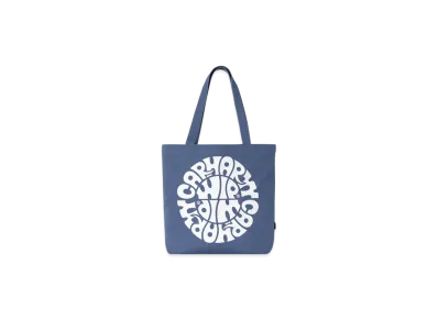 Carhartt WIP Canvas Graphic Tote "Azzy Print Blue Iris"