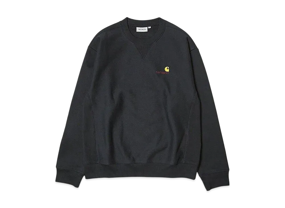 Carhartt WIP American Script Sweatshirt "Black"