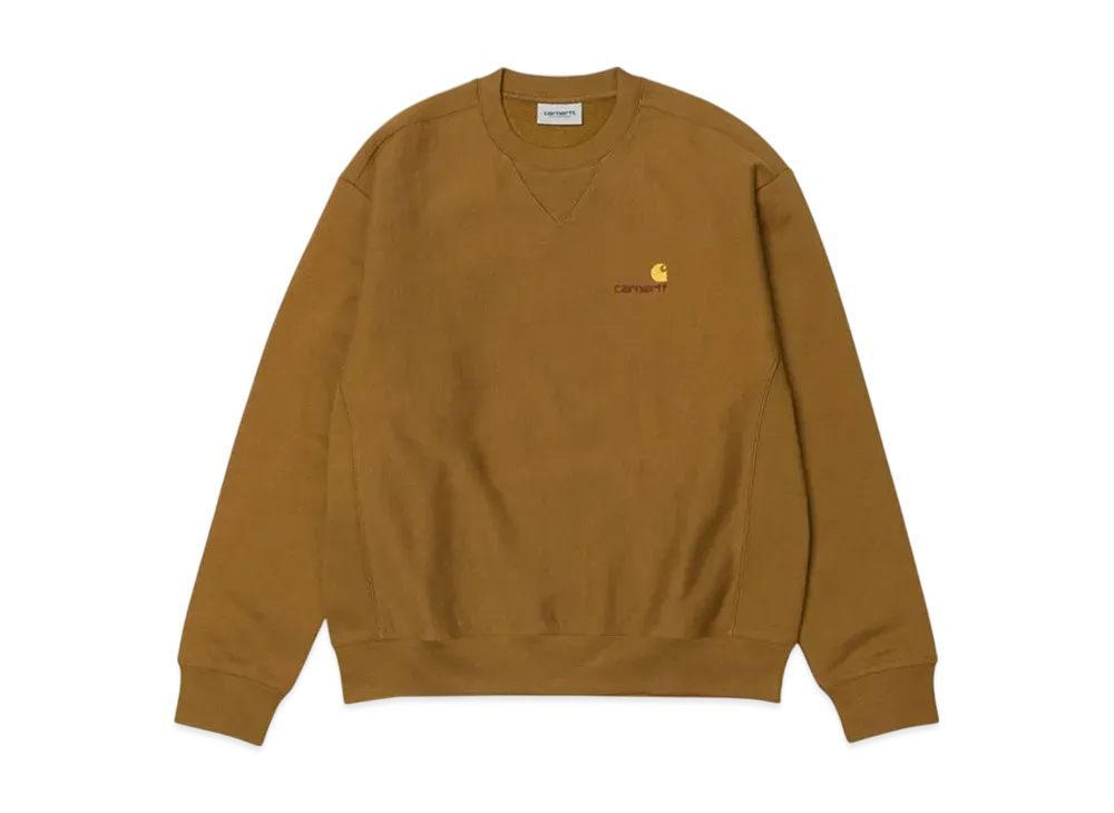 Carhartt WIP American Script Sweatshirt "Peanut"
