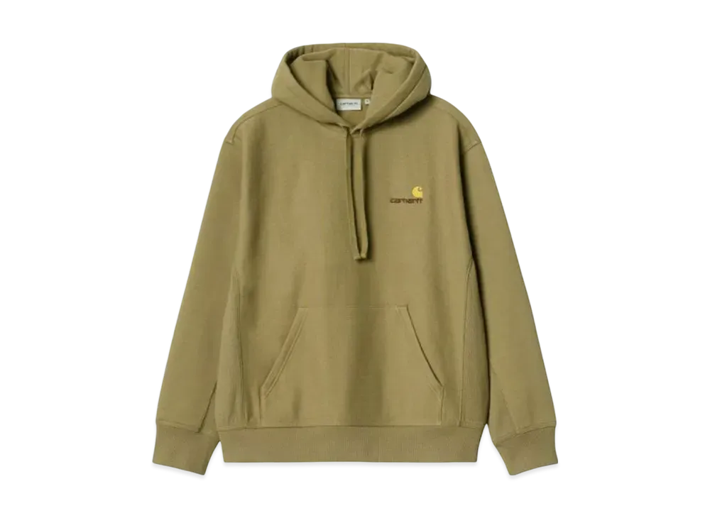 Carhartt WIP Hooded American Script Sweatshirt "Larch"