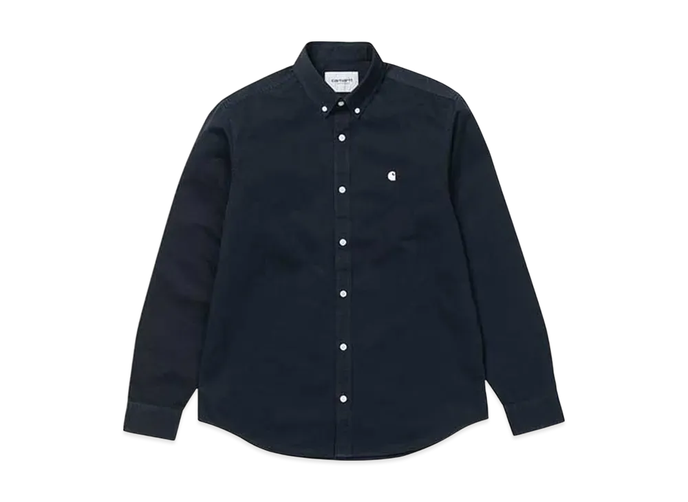 Carhartt WIP Long Sleeve Madison Shirt "Black/Wax"
